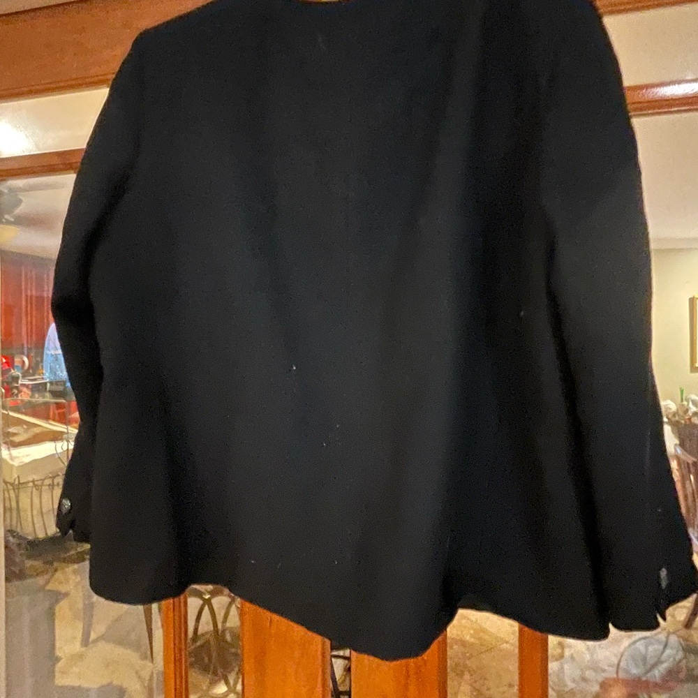 Vintage Rena Rowan Black Simple Neckline Top size 20 - Picture 3 of 7